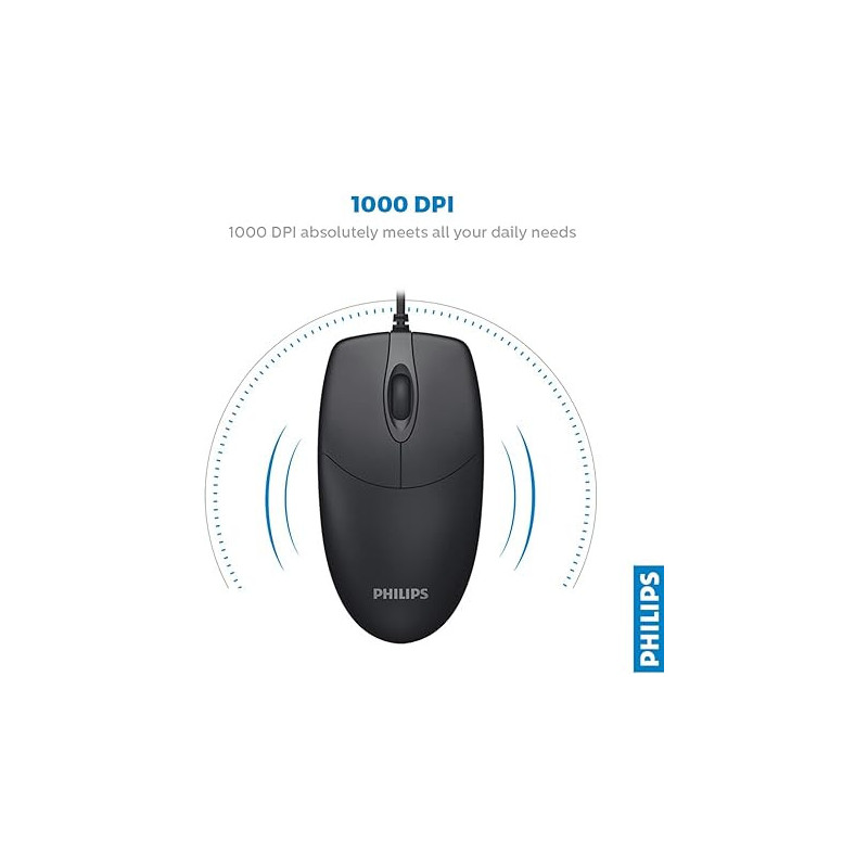 Souris Filaire USB Philips SPK7247 - Noir — Philips · Smarty Paris 18e